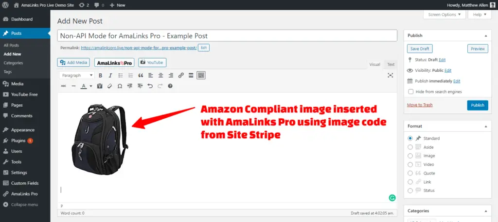 Non-API - Amazon Compliant Image - AmaLinks Pro