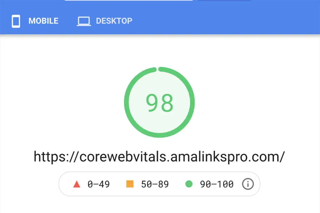 amalinks-pro-passes-core-web-vitals