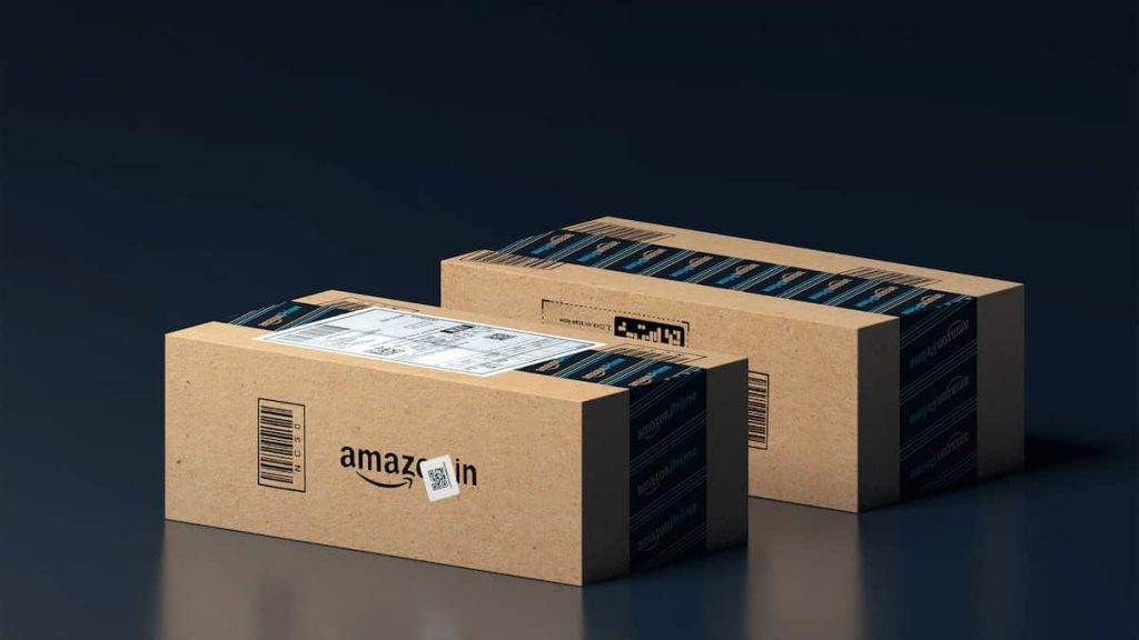 Two Amazon packages